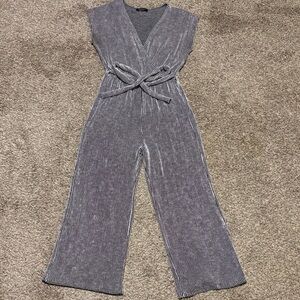 Caution To The Wind Monochrome Striped Jumpsuit